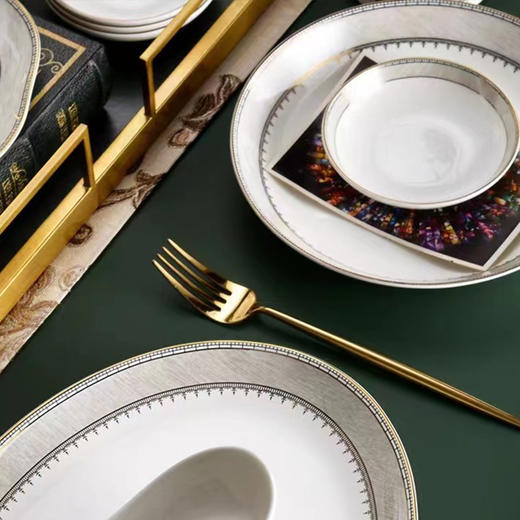 凡瑞斯骨瓷卡布奇诺10人用42头套装餐具乔迁送礼 商品图4