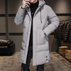 外套男冬季2023新款潮流棉袄连帽棉服加厚中长款保暖棉衣mrr26 商品缩略图0
