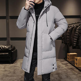 外套男冬季2023新款潮流棉袄连帽棉服加厚中长款保暖棉衣mrr26