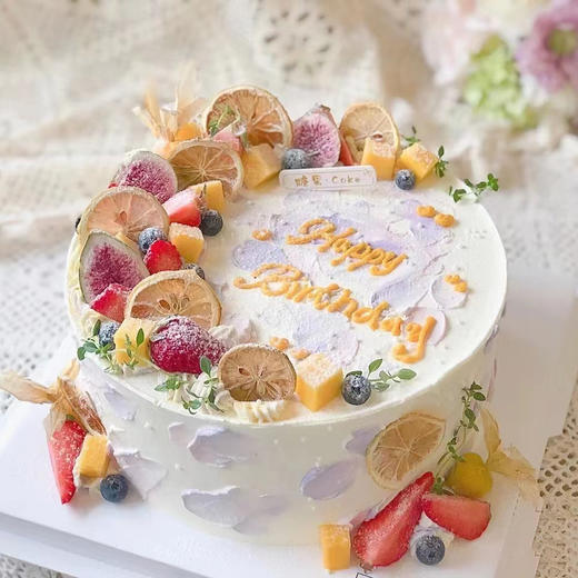 简约水果蛋糕-提前2小时预定 商品图0