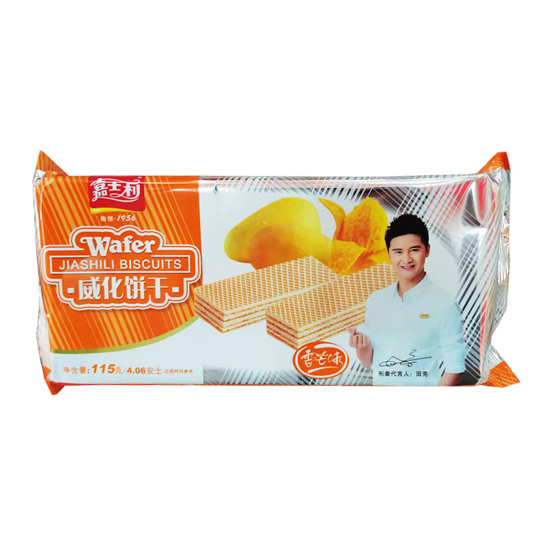嘉士利威化饼干香芒味115g （6901180581584 
）