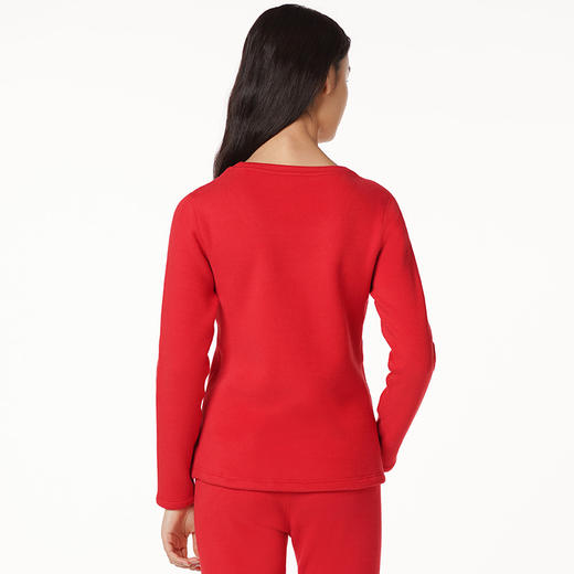 都市丽人超级暖臻暖保暖衣女负15度以下适穿保暖衣导电丝牛奶暖暖衣保暖衣新年本命年红品LW22A2 商品图2