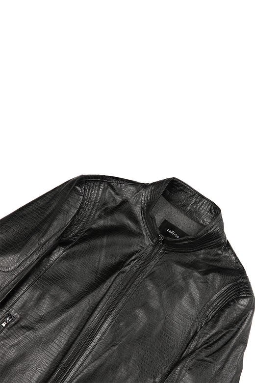 callisto黑色羊皮革皮衣 FRFLT303TD 商品图1
