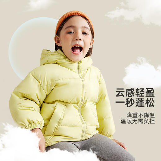 fx-【再升级！黑科技三防面料 90白鹅绒】咕噜日记防油防水防污 经典款多色鹅绒服PDWT2229 商品图2