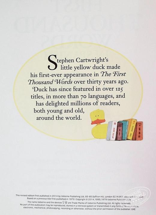 【中商原版】看图识1000西班牙语单词 英文 西班牙语 双语 First Thousand Words in Spanish Heather Amery 商品图4