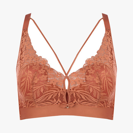 都市丽人完美包容大罩杯C杯常规内衣蕾丝超薄3/4杯文胸四排扣软钢圈LB212C 商品图4