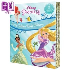 【中商原版】Disney Princess Little Golden Book Library 小金书故事集 公主故事 英文原版 儿童绘本 迪士尼系列 2-5岁