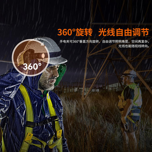 Fenix菲尼克斯 ALD-05头盔手电夹工业安全头盔固定支架手电筒配件 商品图3