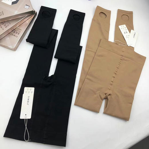 黛唯梵1000D加厚抗起球连裤袜高密度秋冬打底裤袜中厚踩脚裤高弹力微压 商品图1