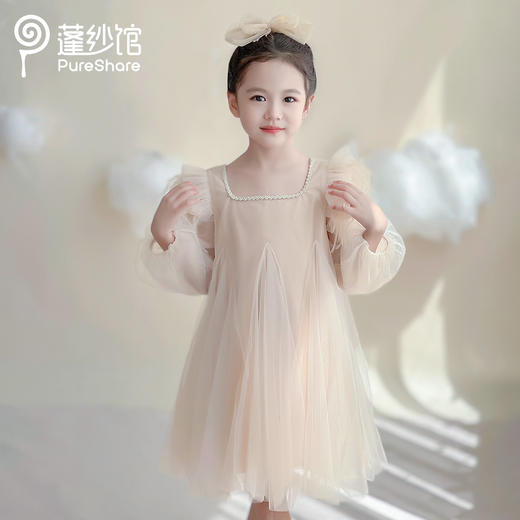 pureshare 女童公主裙连衣裙新款蓬蓬裙-泡芙公主裙 商品图4