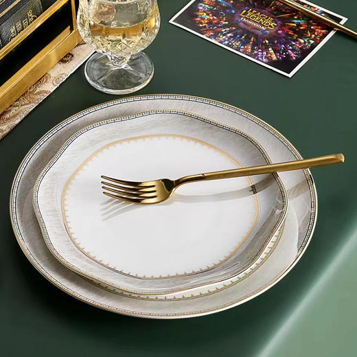 凡瑞斯骨瓷卡布奇诺10人用42头套装餐具乔迁送礼 商品图1