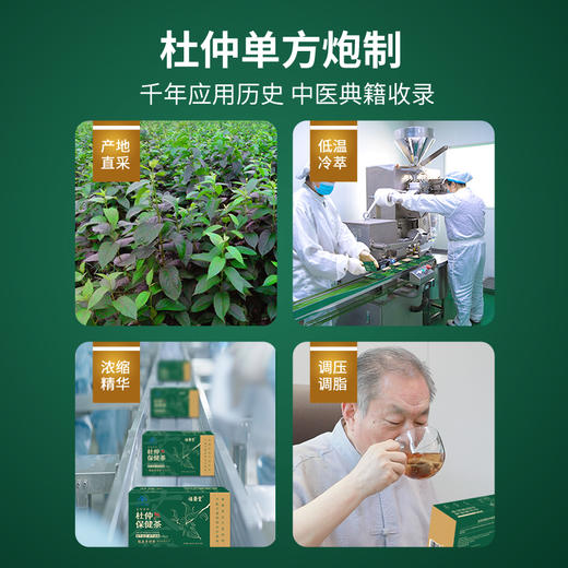 【祖医堂】杜仲保健茶 调节血压调节血脂 血压高血脂高适用降压茶 福建李时珍集团 商品图4