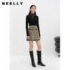 NEELLY纳俪商场同款小香风半身裙女百搭A字裙高腰短裙秋冬季时尚 商品缩略图1