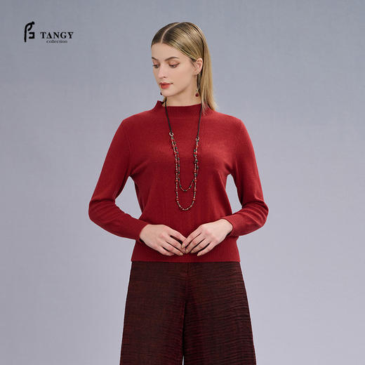 TANGY Collection/天意精品2022年秋冬新品大地呼唤系列羊绒针织衫 商品图0