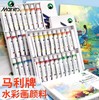 马利牌水彩颜料12色24色5ml美术生儿童学生初学者手绘diy涂色填色画画美术材料1盒 商品缩略图0