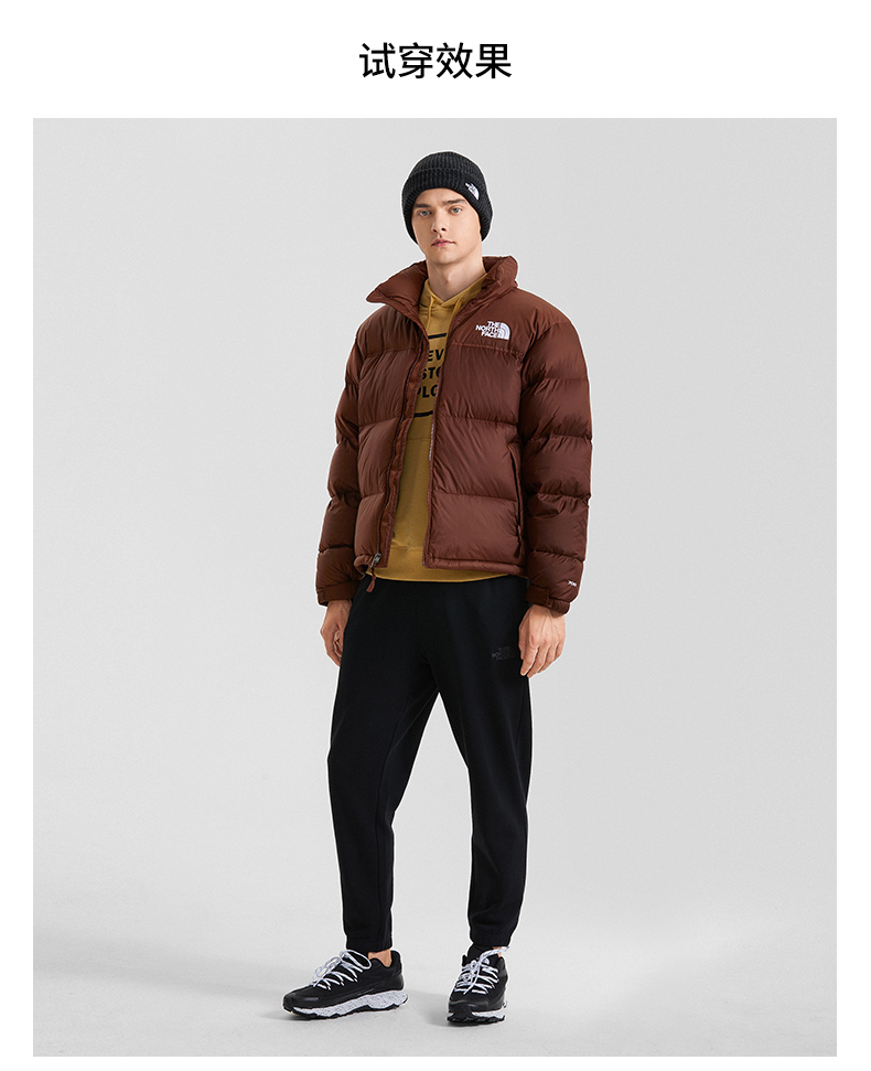 thenorthface北面羽绒服情侣款1996nuptse鹅绒潮牌经典复刻3c8d
