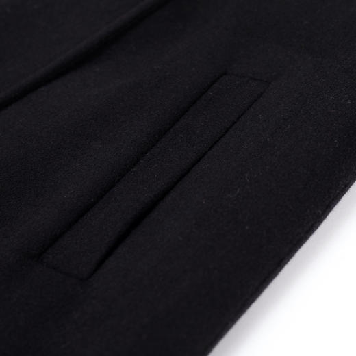 MH9E4斯尔丽瑟俪2022年冬上新商场同款简约纯色阔版长款过膝双面呢大衣 商品图3