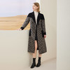 MH9F7斯尔丽瑟俪2022年冬上新商场同款撞色拼接廓形宽松千鸟格长款大衣 商品缩略图1