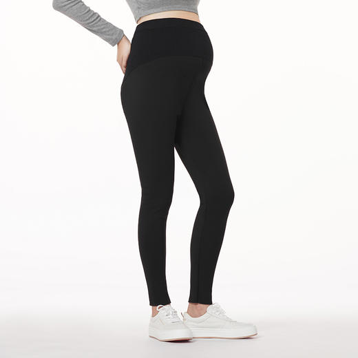 都市丽人基础系列强暖负15至负5度孕妇九分裤锦纶厚孕妇裤打底裤LL24B9 商品图1