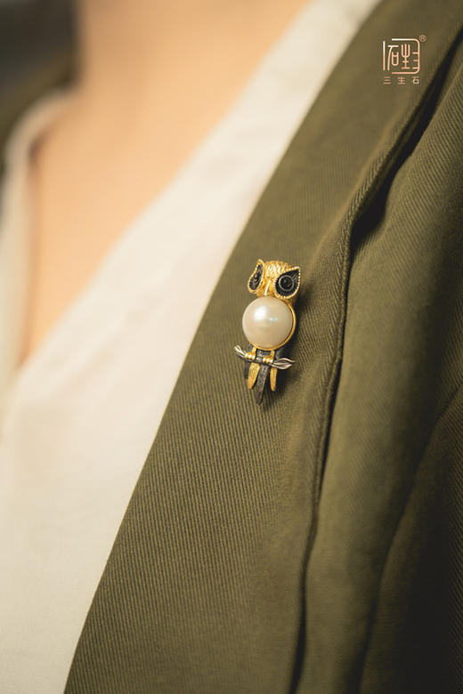三生石 毛小励 呆萌多用胸针 商品图7