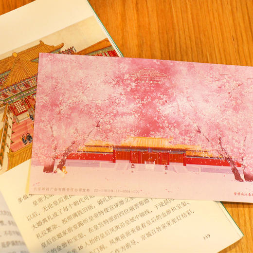 紫禁城四季插画明信片 商品图2