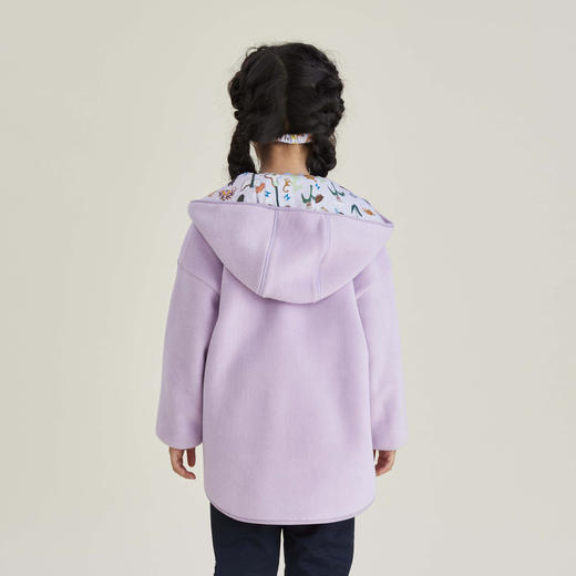 谜底童装22冬季新款摇粒外套H型加厚双面摇粒绒长外套B1DKW0629 商品图2