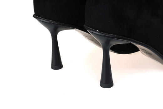 豪麟名鞋奥莱迪嘉女装弹力绒布时尚雅致靴DJMPA22WN002黑色  原价2960元 商品图3