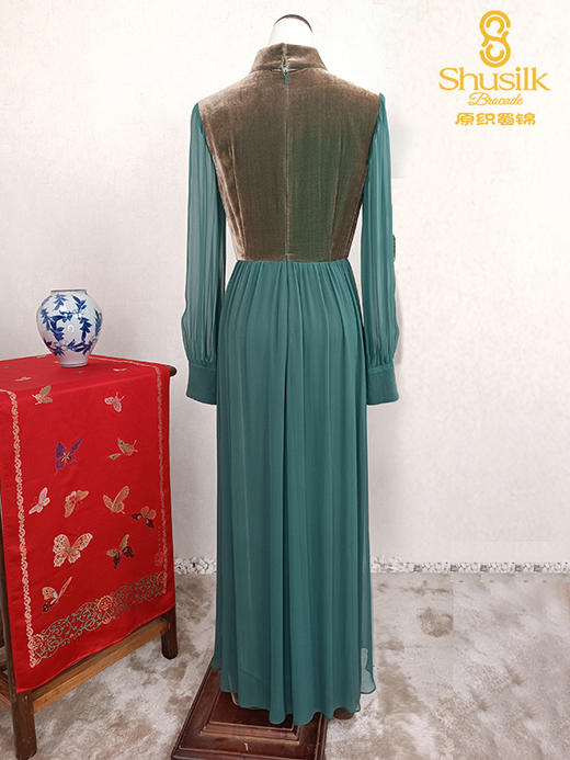 S20WD2-2改良丝绒连衣纱裙 商品图2