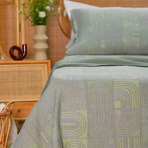 罗马拱门印花系列床单信封枕头棉布床品 商品图1