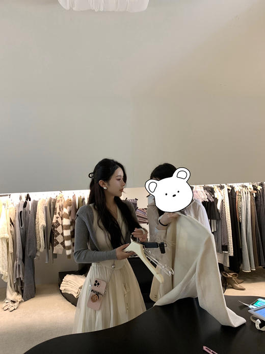 Read Nameless /灰色针织帽衫 商品图1