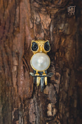 三生石 毛小励 呆萌多用胸针