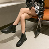 黛唯梵厚底马丁靴女2021年新款秋季薄款骑士靴中筒靴瘦瘦短靴子 商品缩略图2