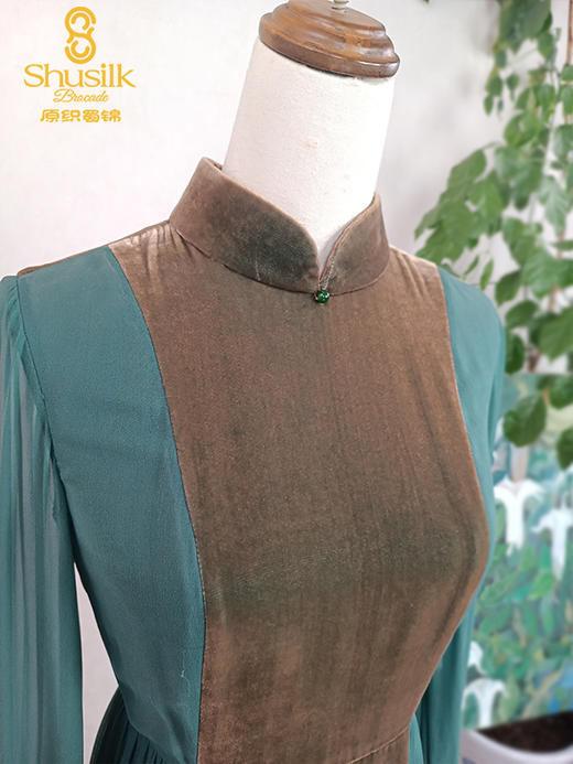 S20WD2-2改良丝绒连衣纱裙 商品图3