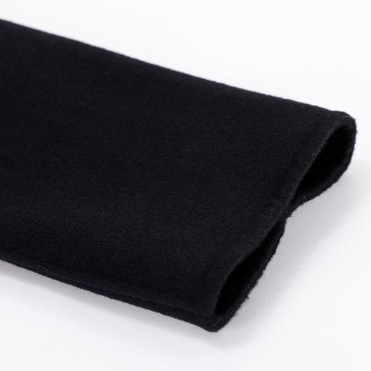 MH9M3斯尔丽瑟俪2022年冬上新商场同款短款针织可脱卸娃娃领牛角扣大衣 商品图4