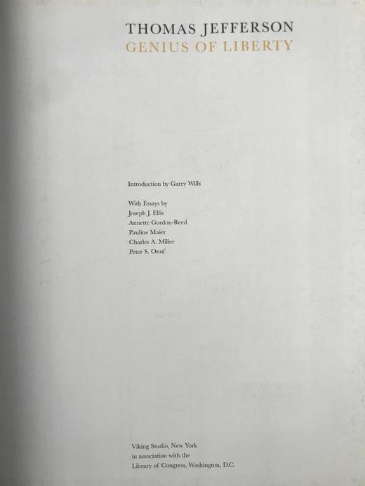 托马斯·杰斐逊：自由的天才 150幅插图 精装16开 商品图3