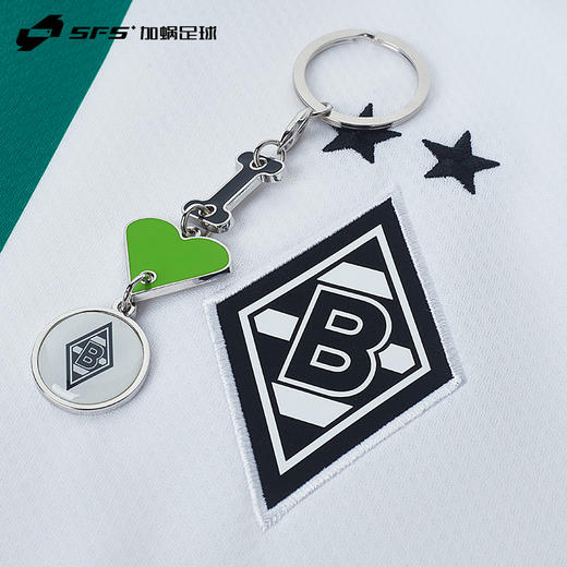 SFS 官方授权正品22/23门兴周边纪念品 锌合金队徽钥匙扣吊坠挂件 商品图2