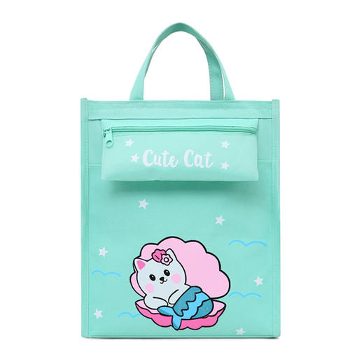 补习袋韩版小学生手提袋帆布儿童美术袋儿童中学生文件补习包拎包 商品图2