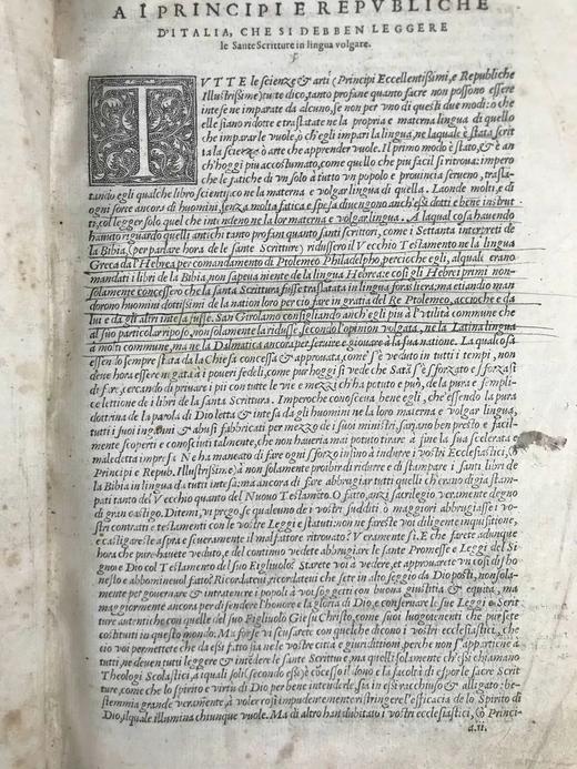 【意大利语】1562年 日内瓦圣典 几十幅插图全真皮精装16开 商品图6