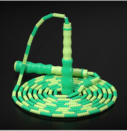 竹节跳绳幼儿园儿童专用软珠幼儿小学生散珠珠节跳绳厂家批发 商品图1