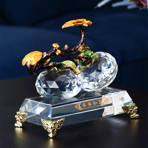 罗比罗丹珐琅彩-事事如意-家居客厅酒柜玄关摆件乔迁礼品 商品图0