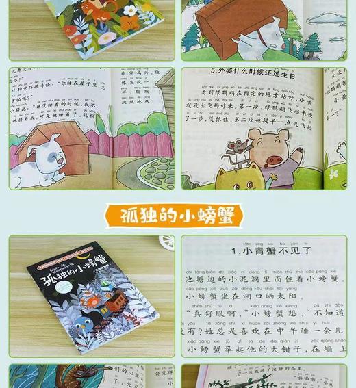 小学生bi读名家经典一套5本，彩绘注音版 商品图6