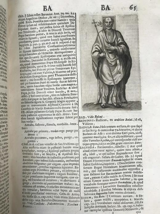 1677年 宗教辞典 数十幅原品铜版画插图 全真皮精装8开 商品图8