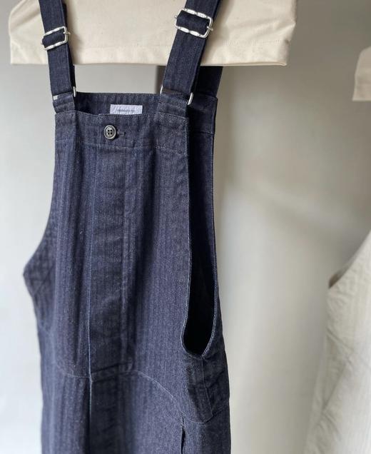 ORDINARY FITS 深蓝牛仔背带休闲裤 商品图5