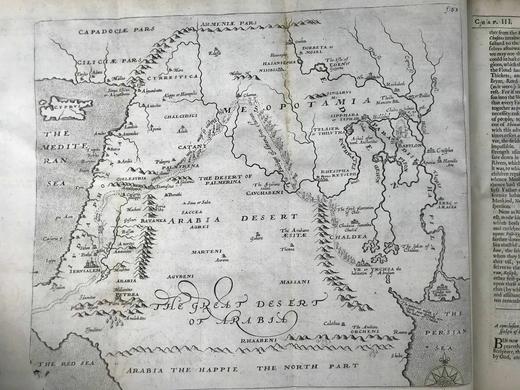 35*24cm！1666年 沃尔特·雷利《世界史》 8幅插图 全真皮精装8开 商品图8