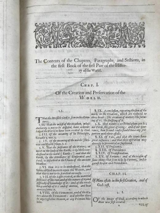 35*24cm！1666年 沃尔特·雷利《世界史》 8幅插图 全真皮精装8开 商品图6