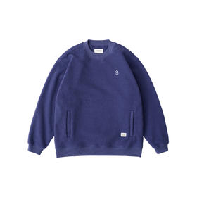 吃茶去chichaqu抓绒摇粒绒套头卫衣