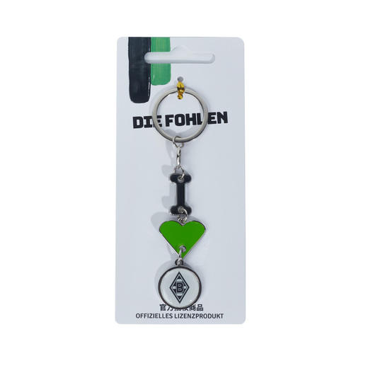 SFS 官方授权正品22/23门兴周边纪念品 锌合金队徽钥匙扣吊坠挂件 商品图4