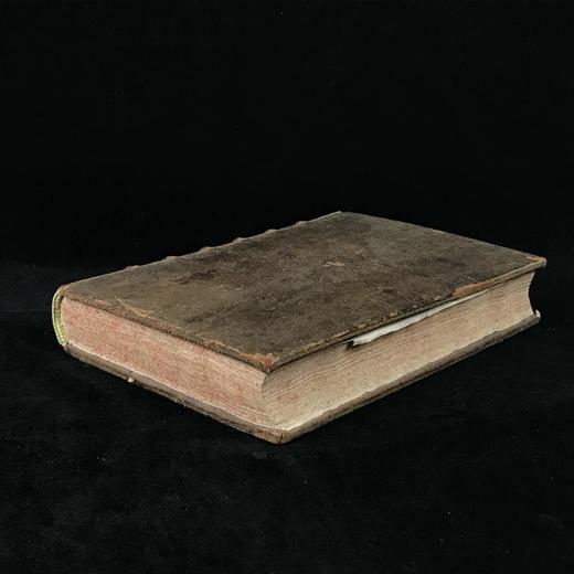1677年 宗教辞典 数十幅原品铜版画插图 全真皮精装8开 商品图1