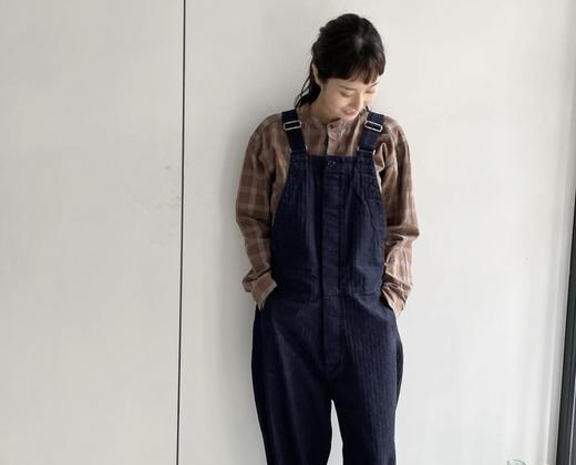 ORDINARY FITS 深蓝牛仔背带休闲裤 商品图11