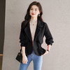 新款收腰显瘦气质小香风西装领短款小个子外套CC-22-3601 商品缩略图1